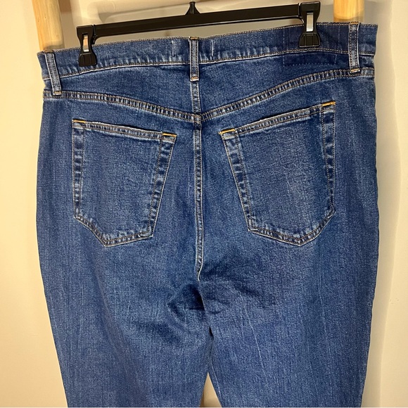 Abercrombie & Fitch Curve Love Ultra HighRise 90s Slim Straight Jean 34/18 35/20 - Picture 11 of 15